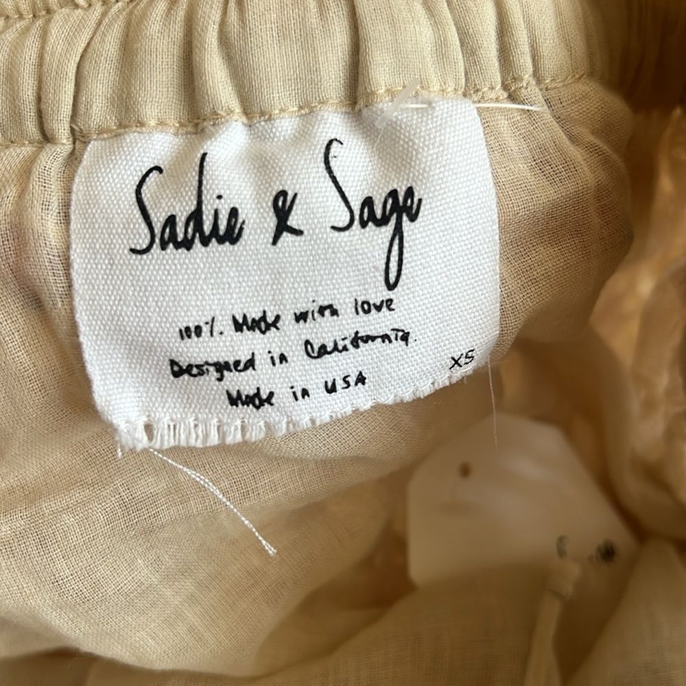 Sadie & Sage Crochet Maxi Skirt in Beige - Picture 3 of 6